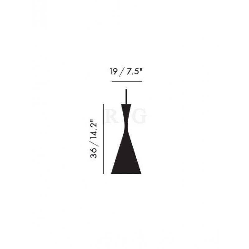 Подвесной светильник Tom Dixon Beat Light Tall