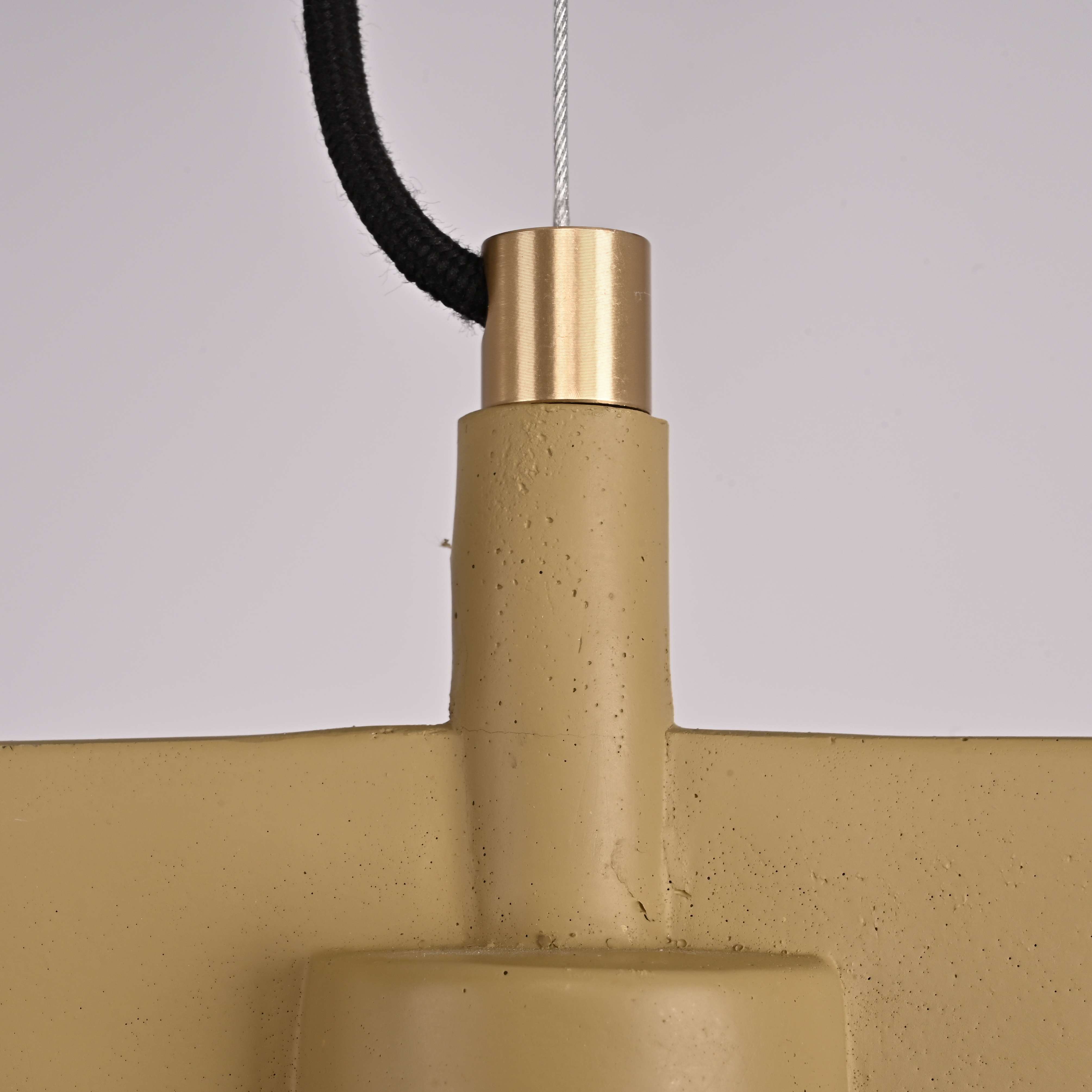 Подвесной бетонный светильник SKOVL A Песочный by ImperiumLoft