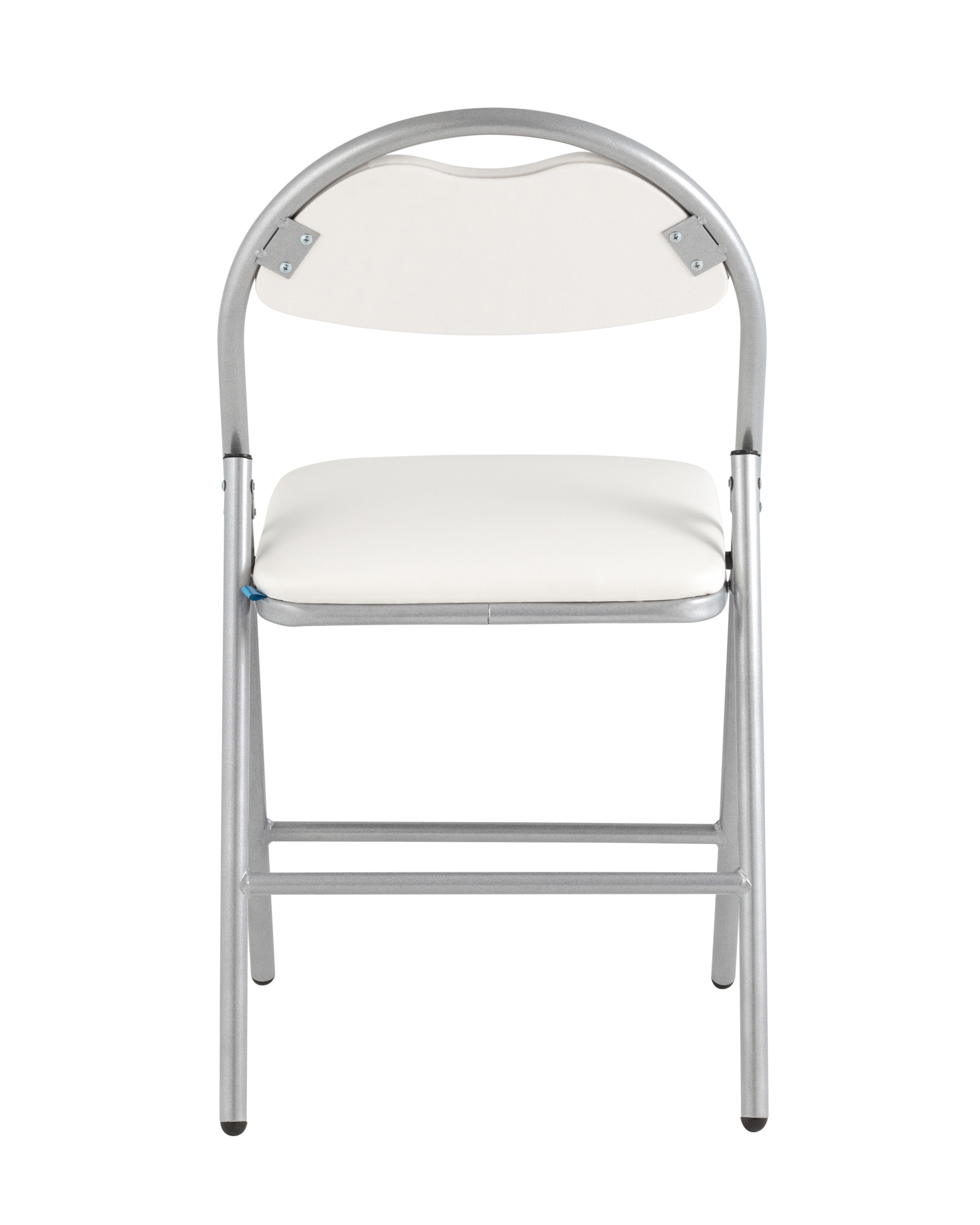 Стул складной Hagen экокожа белый каркас металлик Stool Group