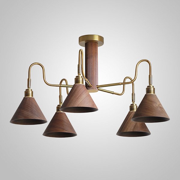 Потолочная люстра DOMENIC D75 Dark Brown by ImperiumLoft