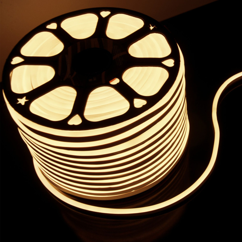 Гибкий неон Elektrostandard Гибкий неон LS001 220V 9.6W 120Led 2835 IP67 3300K