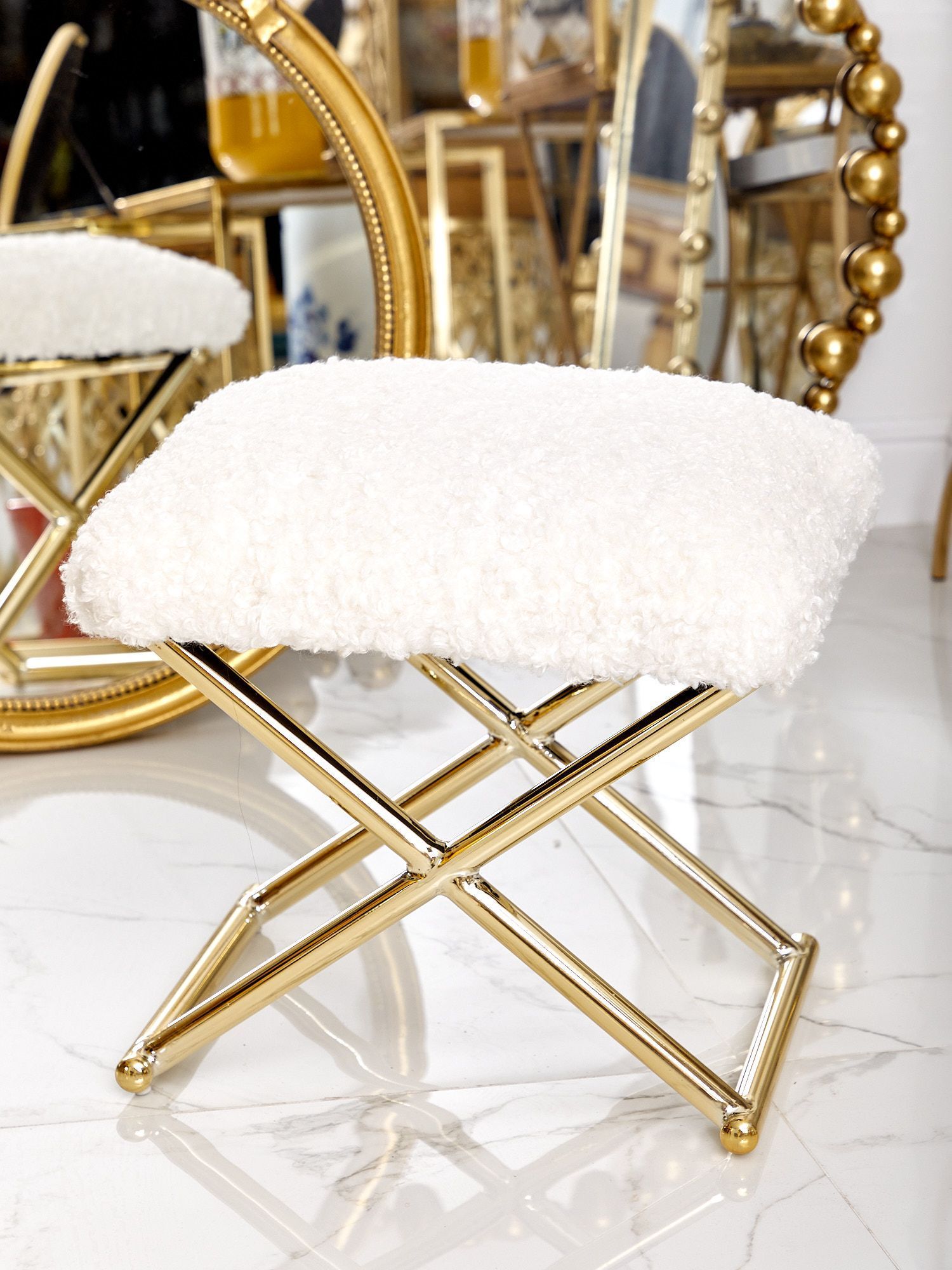 Табурет Glasar GB90544CE-F2