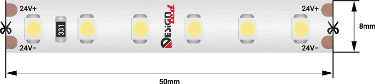 Лента светодиодная DesignLed DSG3120-24-WW-65