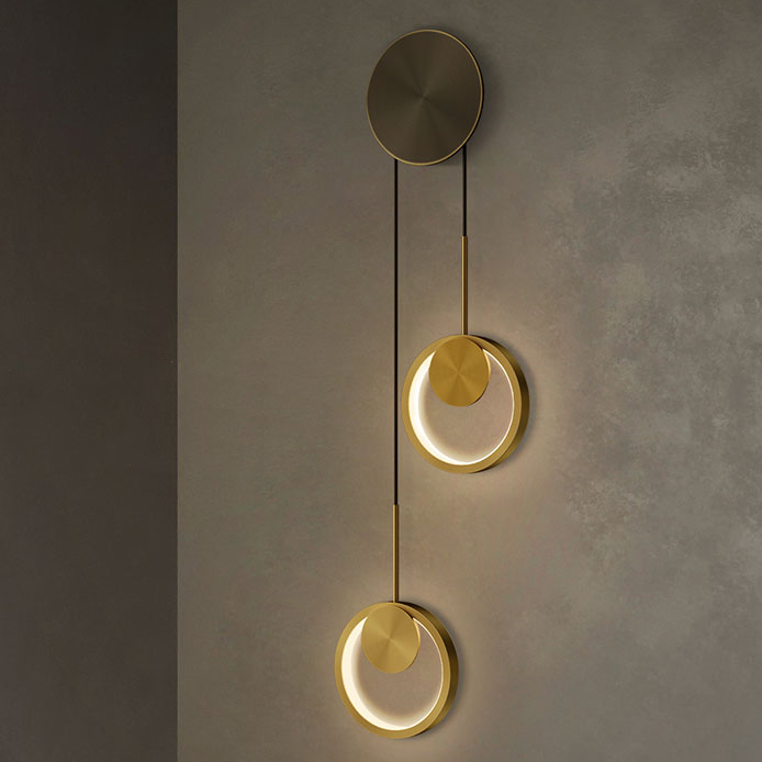 Настенный светильник RISOR BLOCK L1 Brass by ImperiumLoft