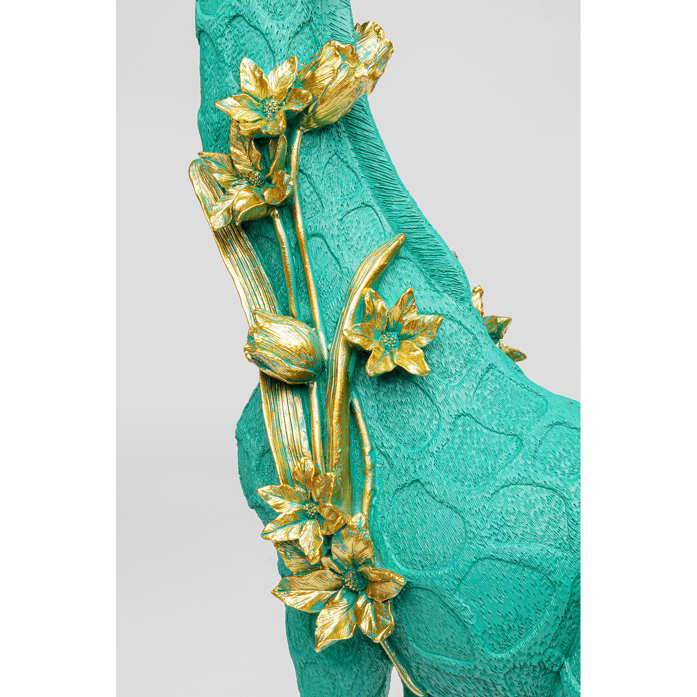 Фигура декоративная Flower Giraffe Green 76cm KARE 57257