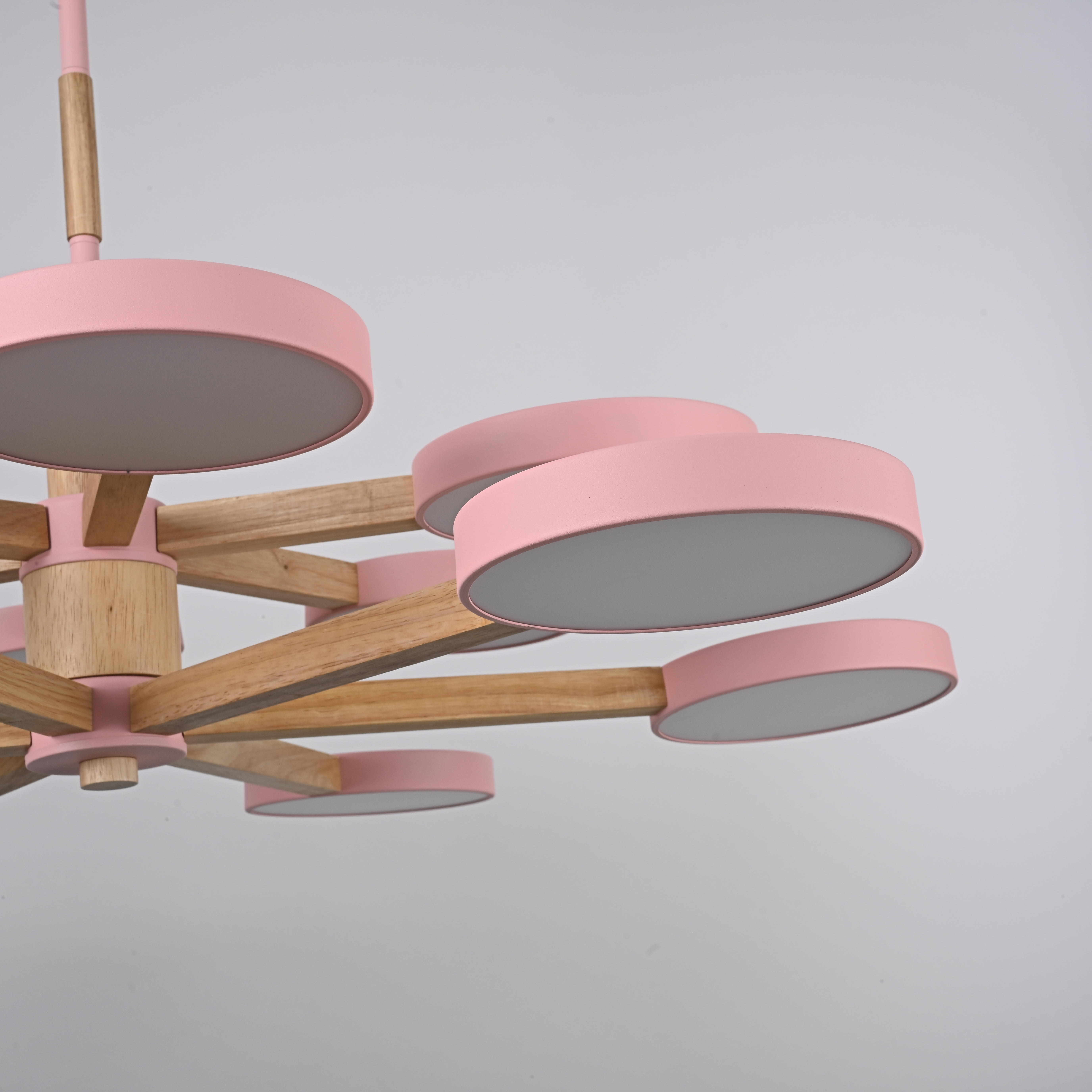 Подвесная люстра TURNA DBL L12 Pink by ImperiumLoft