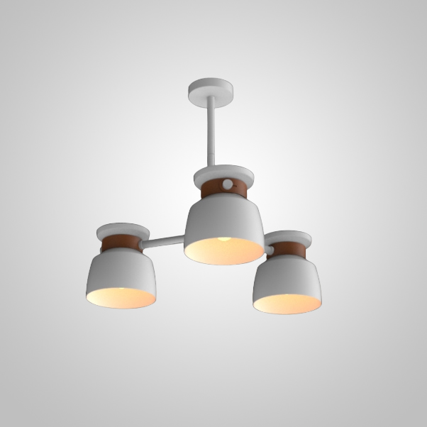 Люстра на штанге LOOP L3 White by ImperiumLoft