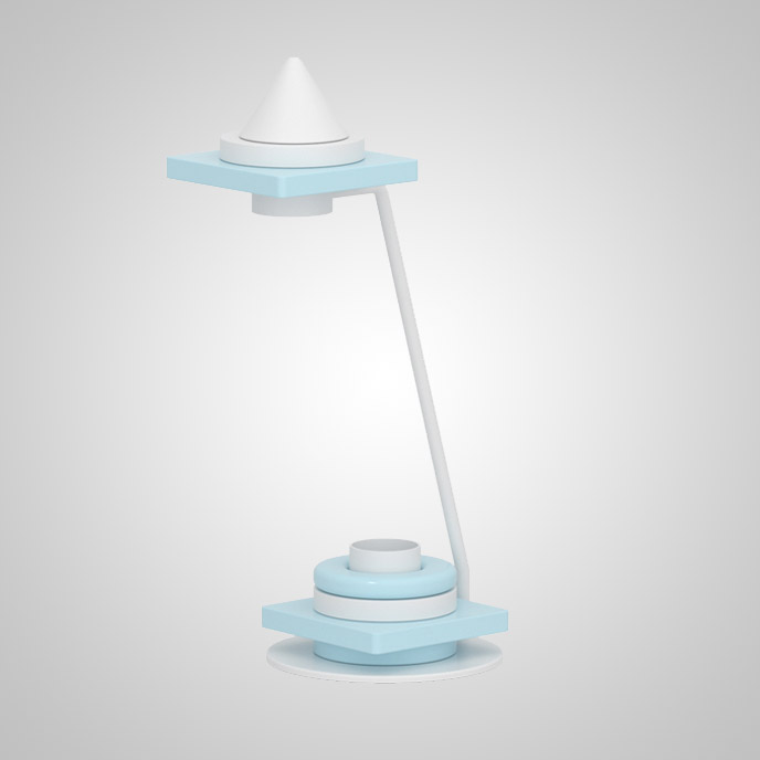 Настольная лампа KIRKE Pink Конус by ImperiumLoft