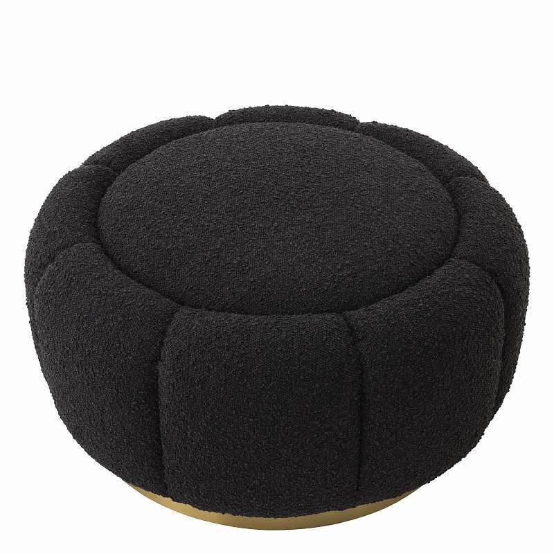 Оттоманка Eichholtz Ottoman Inger bouclé black 115778