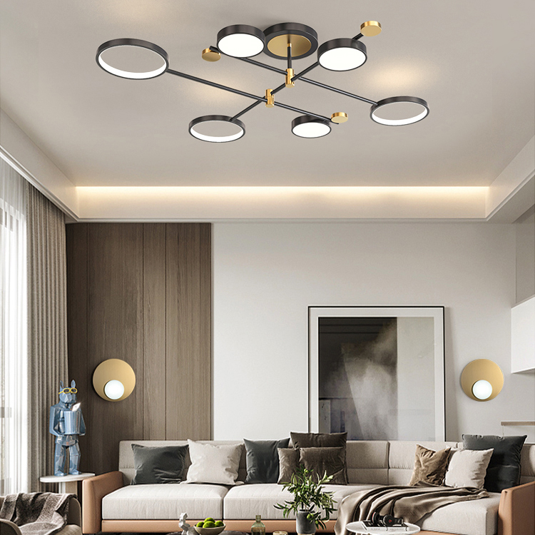 Потолочная люстра MARSA L4 Black by ImperiumLoft