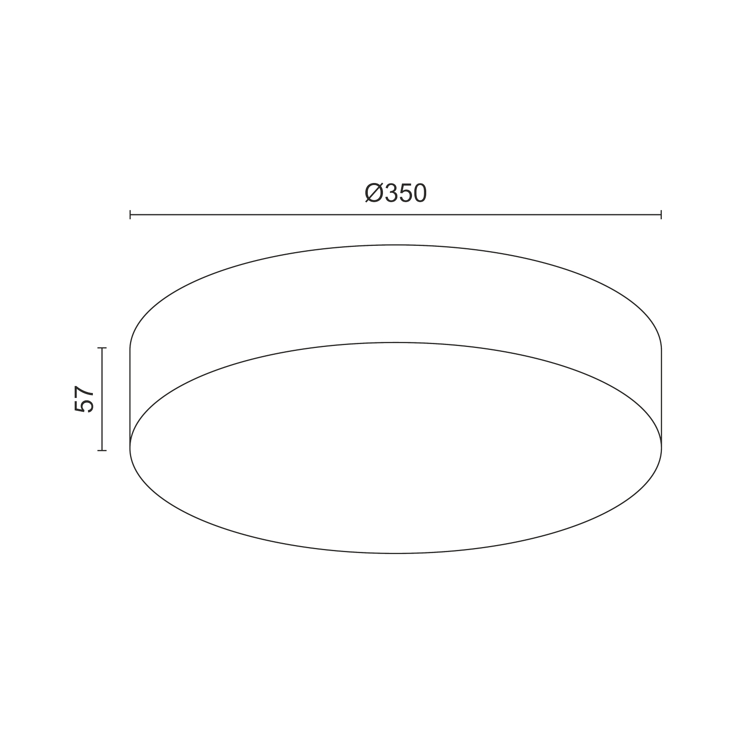 Накладной светодиодный светильник Ledron DLC73029/30W 3000K White