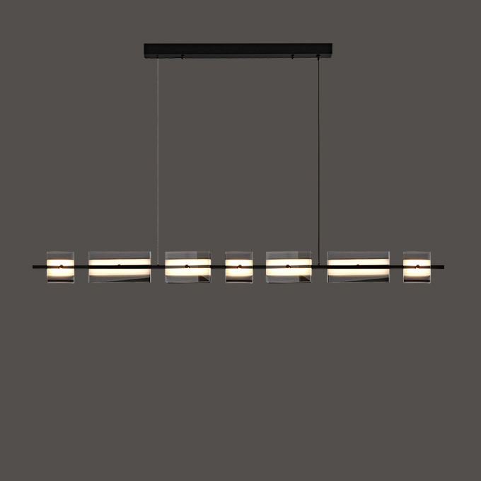 Подвесной светильник BRIAND LONG L130 Black by ImperiumLoft