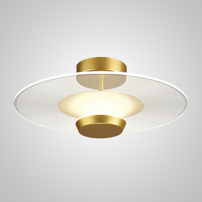 Потолочный светильник AMOS CH Brass by ImperiumLoft