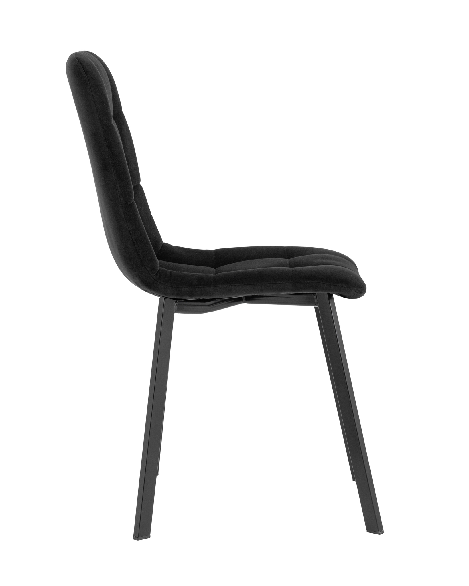 Стул Oliver Square велюр черный Stool Group