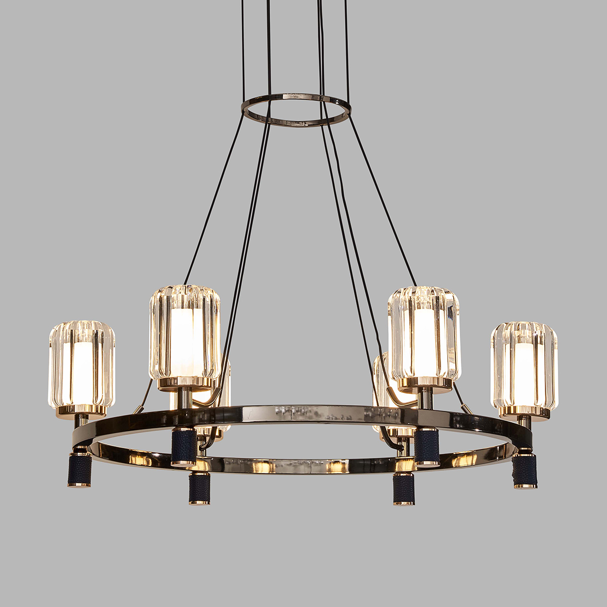 Люстра Delight Collection P0738-6A gold/pearl black