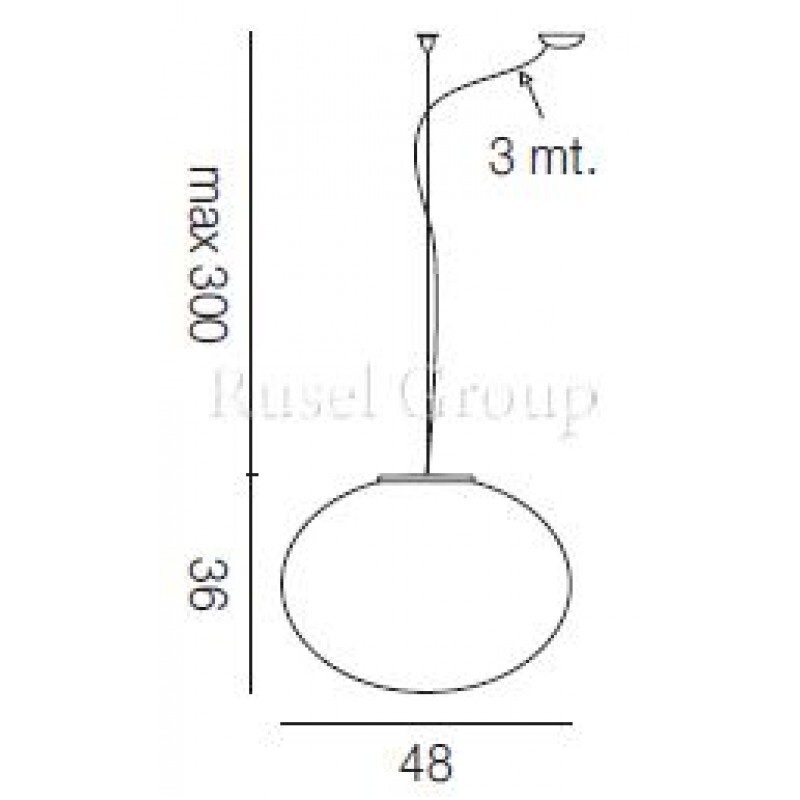 Подвесной светильник Vistosi LUCCIOLA SP G D1