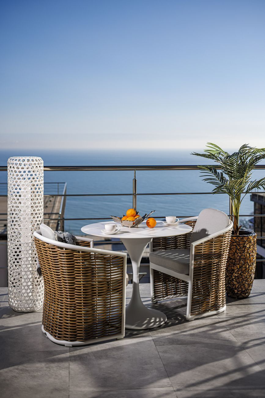 Стол уличный Верона белый Garda Decor 39AR-STOL-304