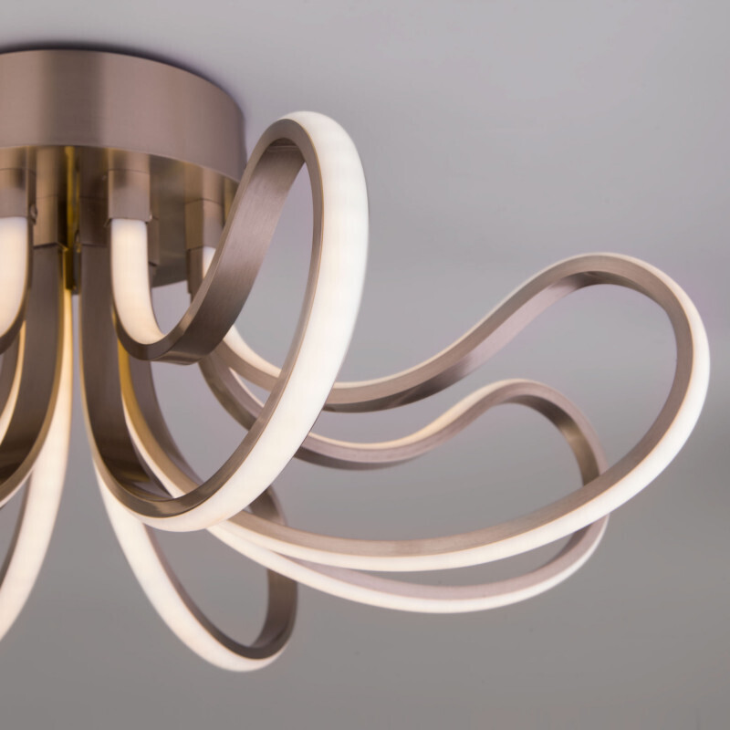 Накладная люстра Eurosvet 90079/8 сатин-никель