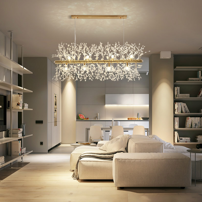 Потолочный светильник ROSALIA LONG L72 Chrome by ImperiumLoft