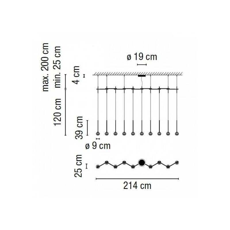 ПОДВЕСНОЙ СВЕТИЛЬНИК  VIBIA Algorithm 0835