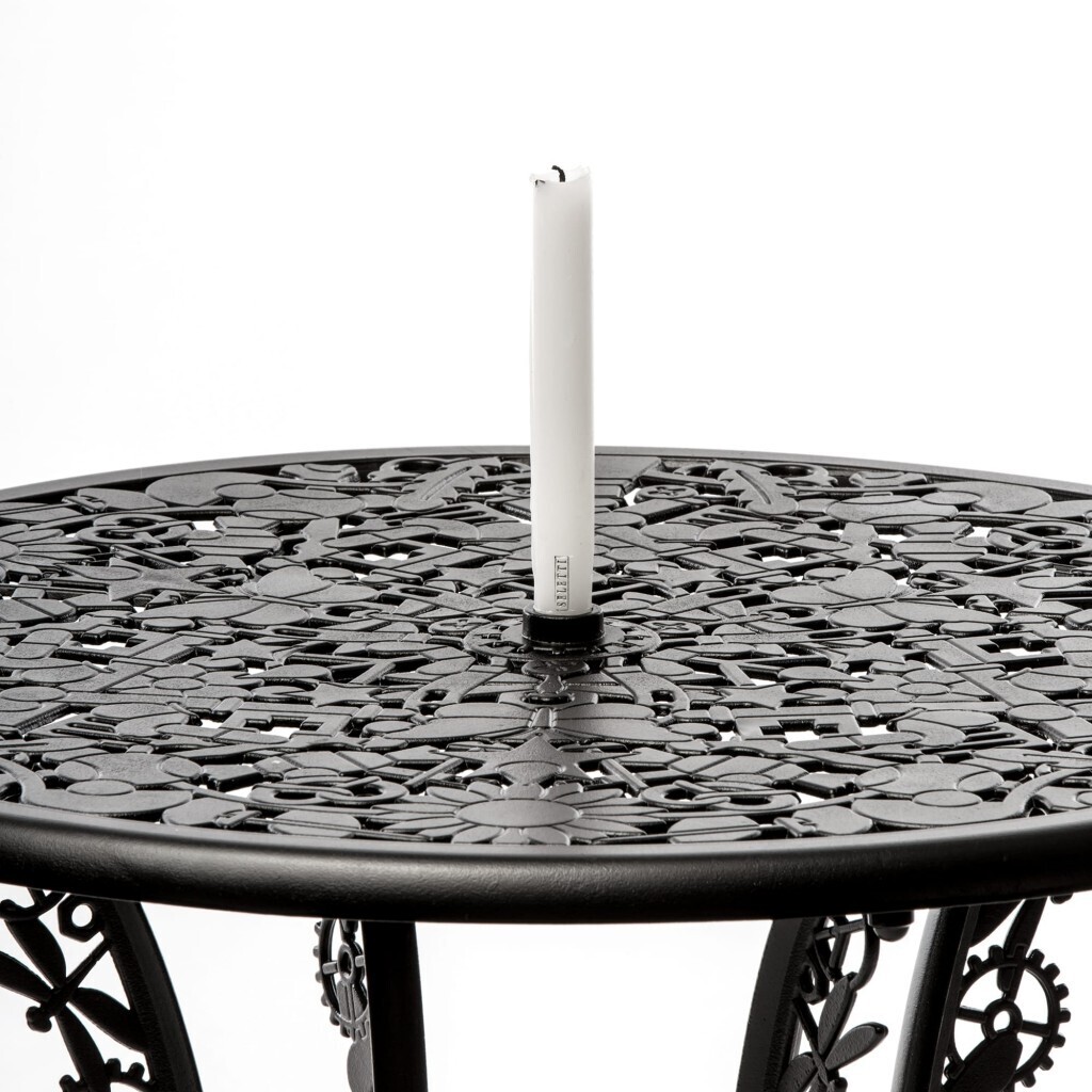 Обеденный стол Seletti Aluminium Black 18687