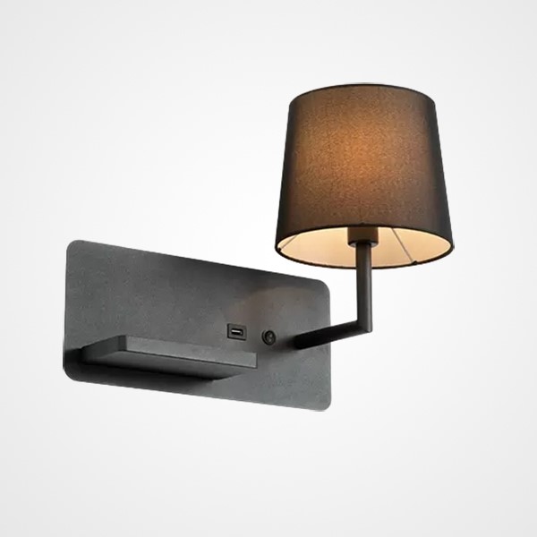 Настенный светильник VILLA Right Black by ImperiumLoft