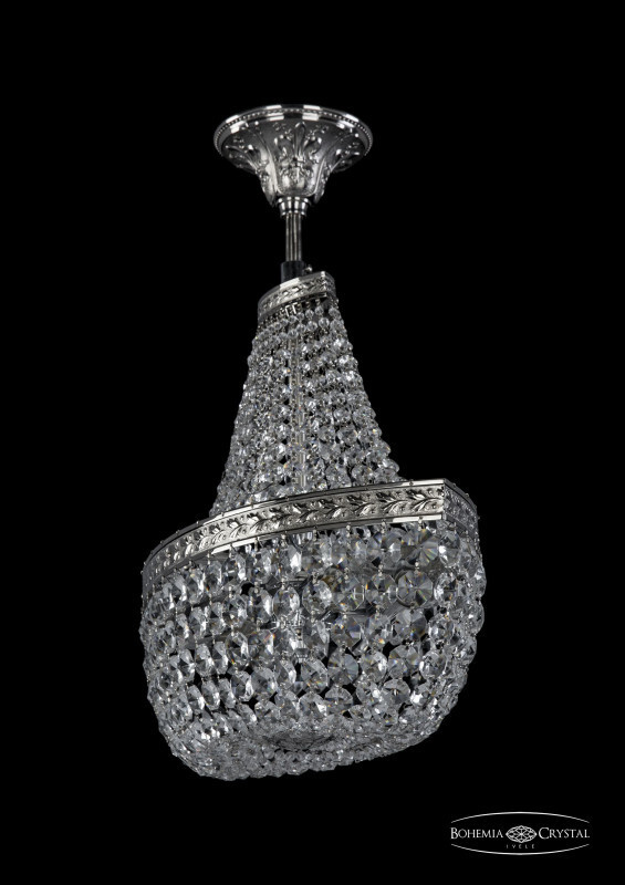 Люстра на штанге Bohemia Ivele Crystal 19113/H1/45IV Ni