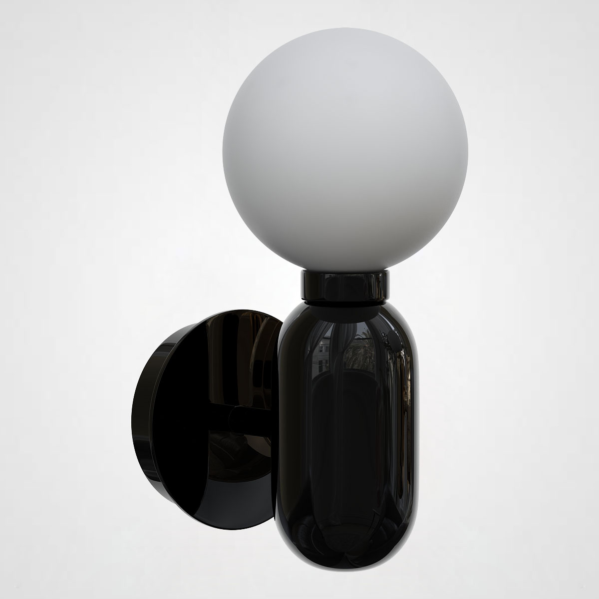 Бра Parachilna Aballs black D15 by ImperiumLoft
