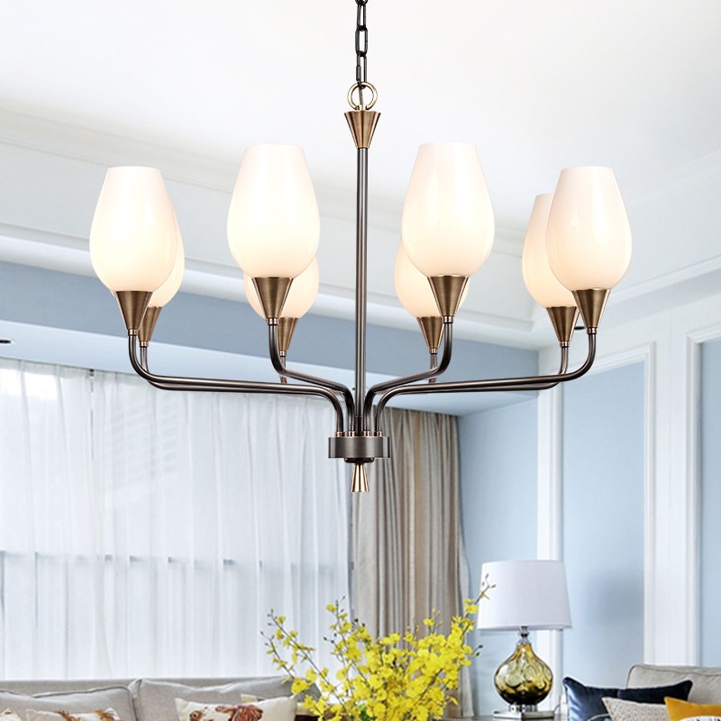 Подвесная люстра VIOLA MILK 3 by ImperiumLoft