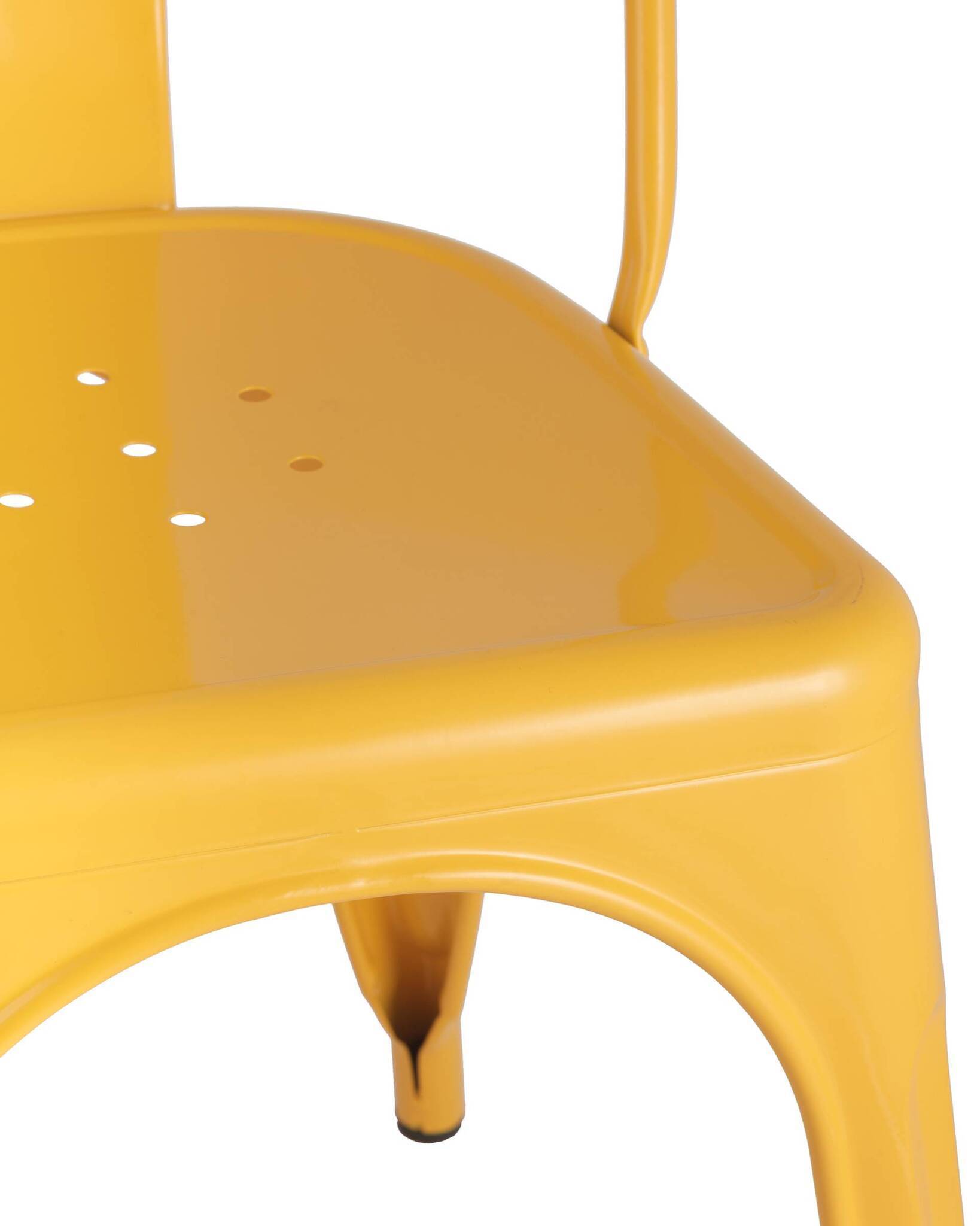 Стул TOLIX желтый глянцевый Stool Group
