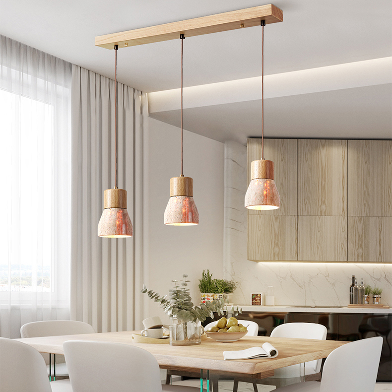 Подвесной светильник MELIUS TRIO A Light brown Диск by ImperiumLoft