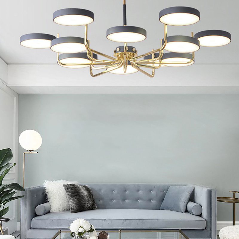 Подвесная люстра TAVIS D93 Gray by ImperiumLoft