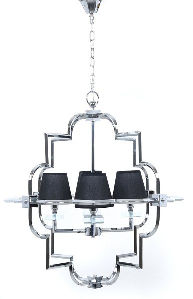 Подвесная люстра Lumina Deco LDP 8020-4 CHR+BK