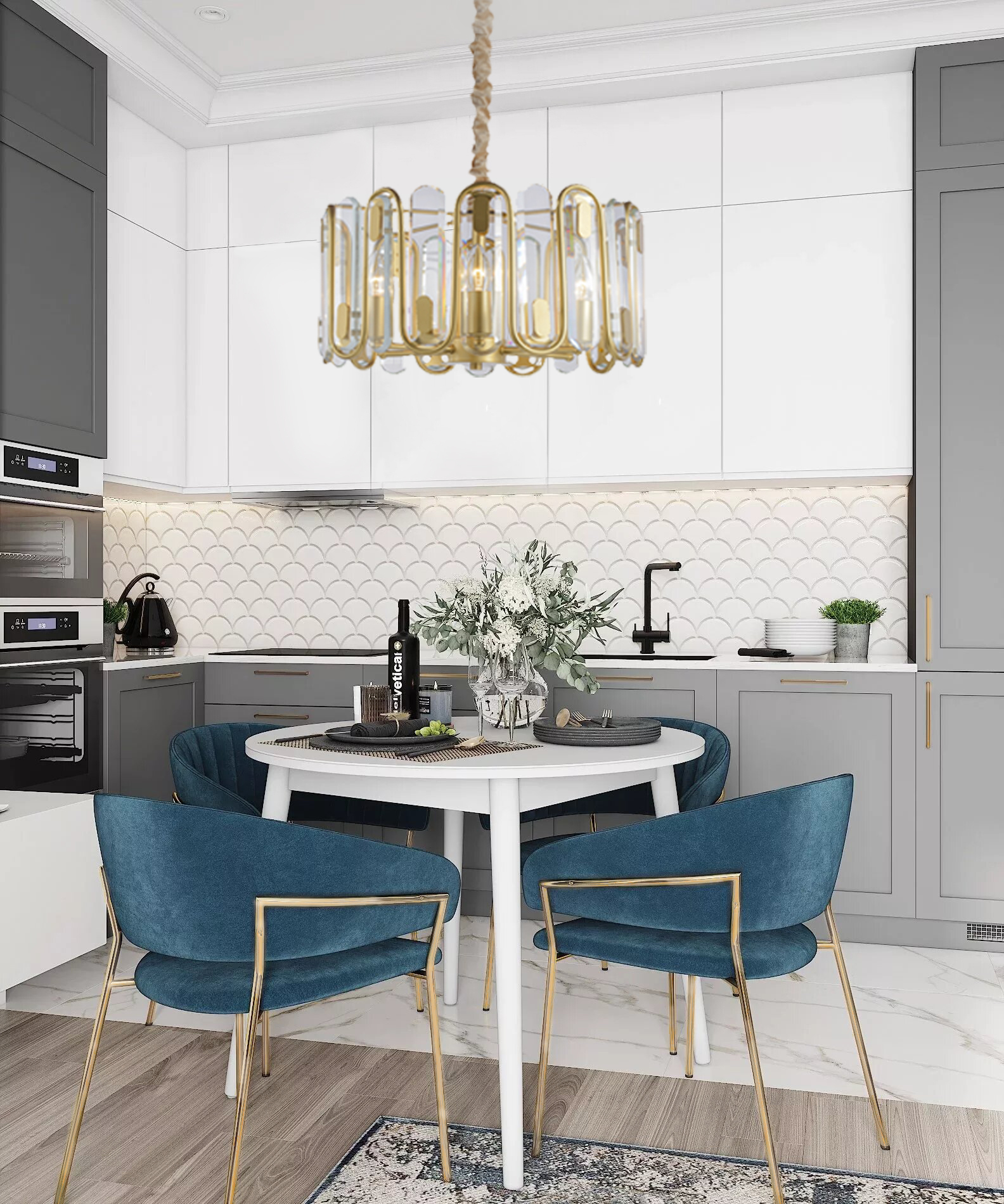 Люстра Milosh 0810CL-6GD