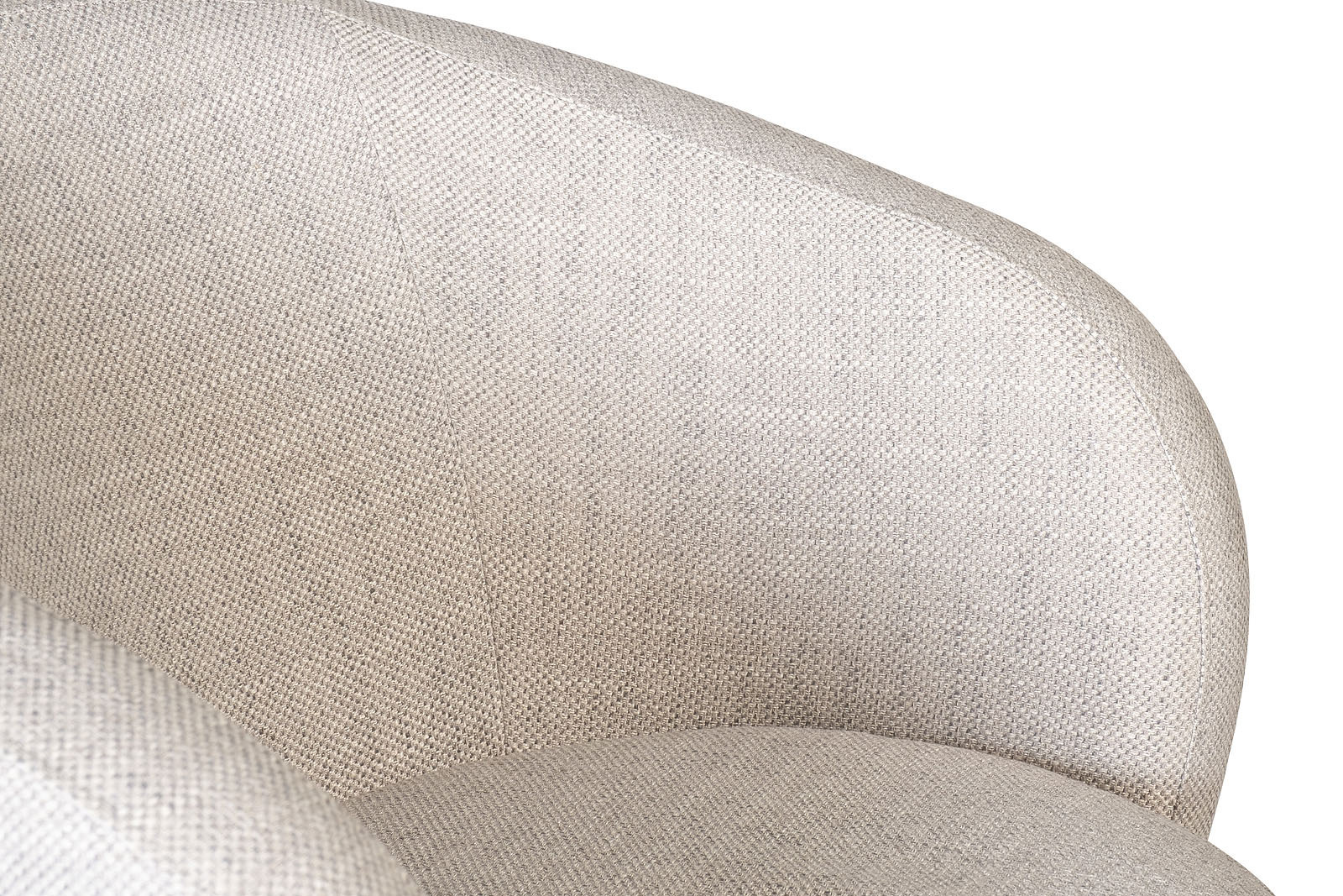 Кресло Napoli вращающееся светло-серая рогожка Garda Decor Napoli-2K-СВ.СЕР-Melange950