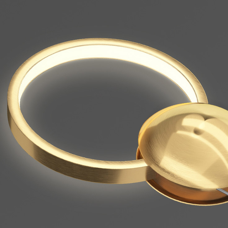 Подвесной светильник SIGHT brass by ImperiumLoft