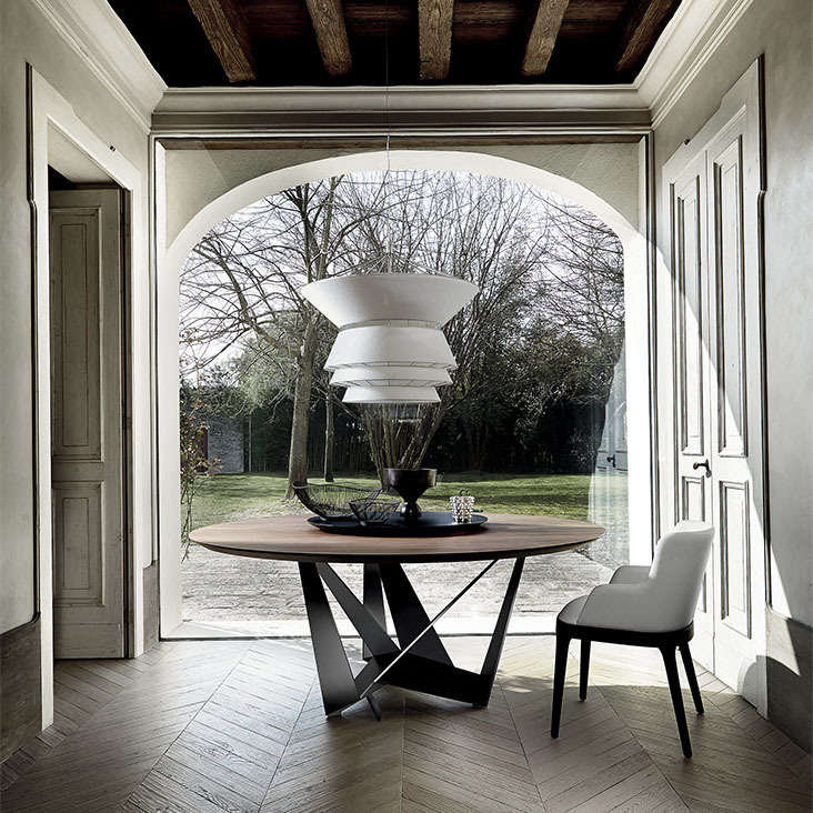 Обеденный стол Cattelan Italia Skorpio Round