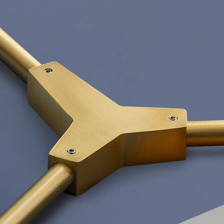 Люстра Адель Branching Bubble Chandelier L5 Brass Amber by ImperiumLoft