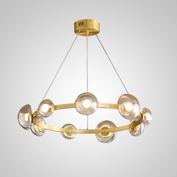Подвесная люстра BOOSTER D68 Brass by ImperiumLoft