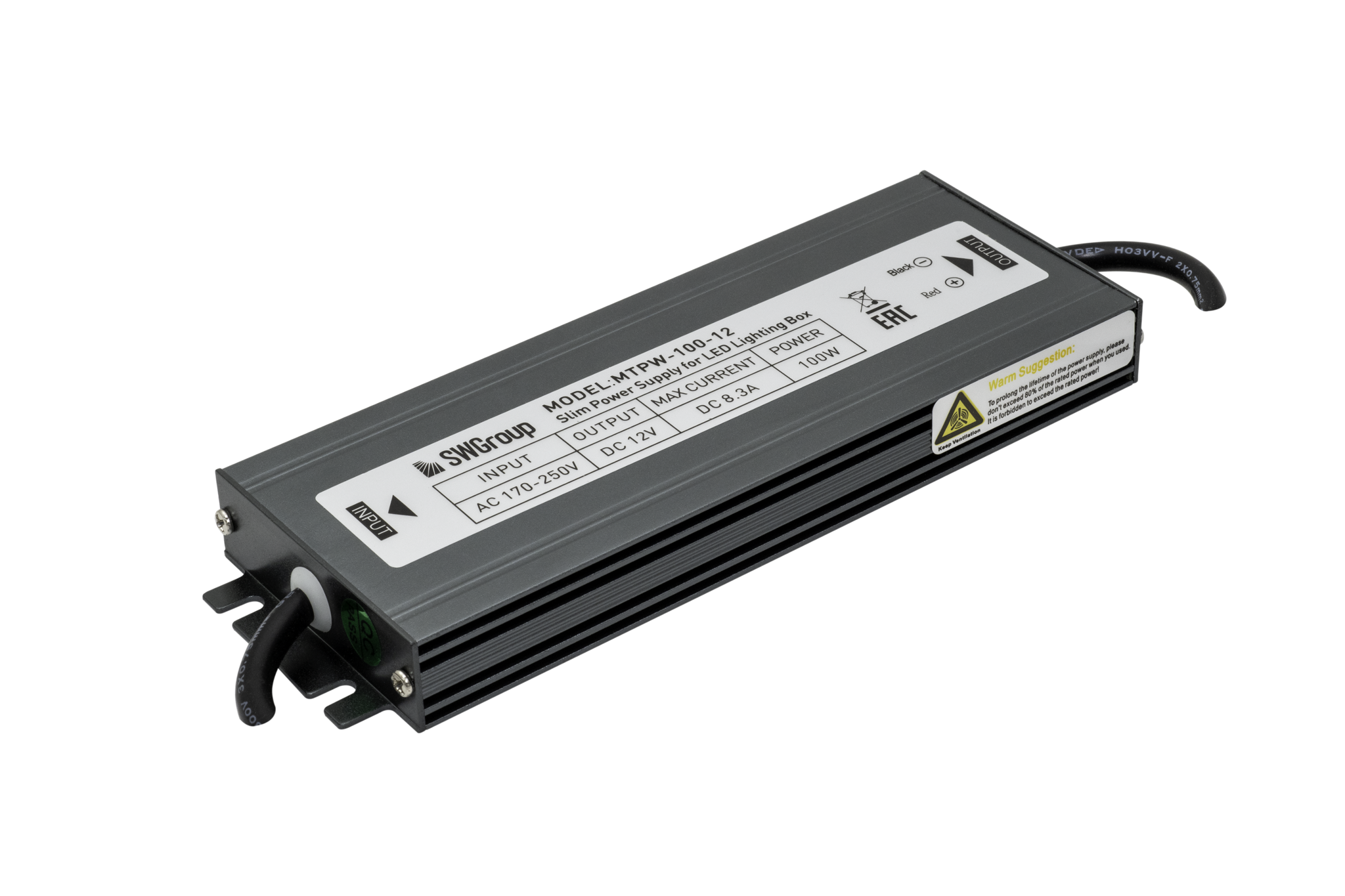 Блок питания SWG MTPW-100-12
