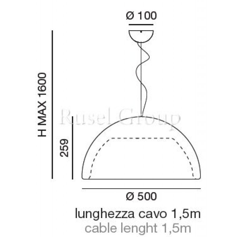 Подвесной светильник Linea Light Ohps! 10382
