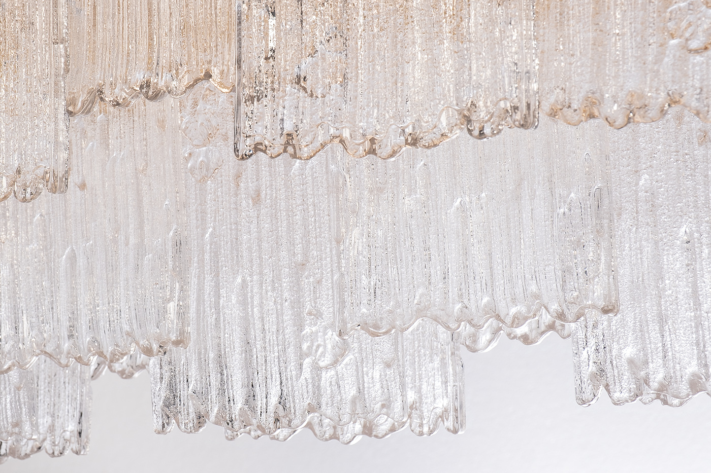 Люстра подвесная прямоугольная из рифленого стекла Garda Decor 164FA-33125