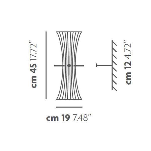 Настенный светильник Lodes CLESSIDRA AP 046