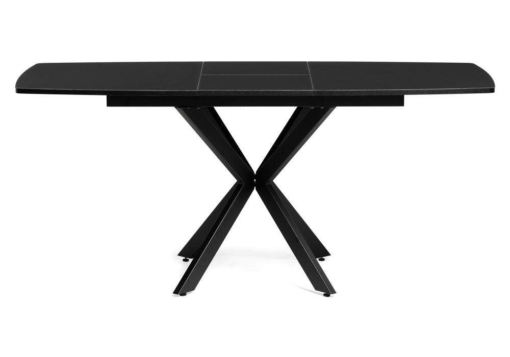 Стол стеклянный Woodville Палу черный 528469