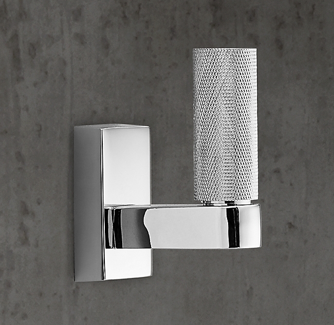 Крючок Restoration Hardware Lambeth Knurled Small Polished Chrome