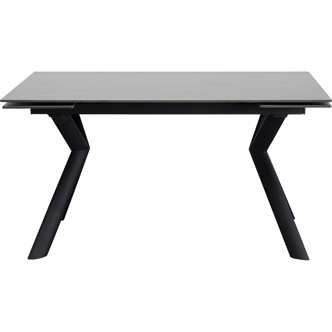 Стол обеденный раздвижной Xenia Black 140(30+30)x80 см KARE 87708