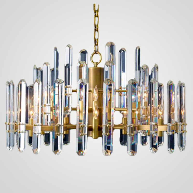 Люстра RH BONNINGTON Chandelier brass D900 by ImperiumLoft