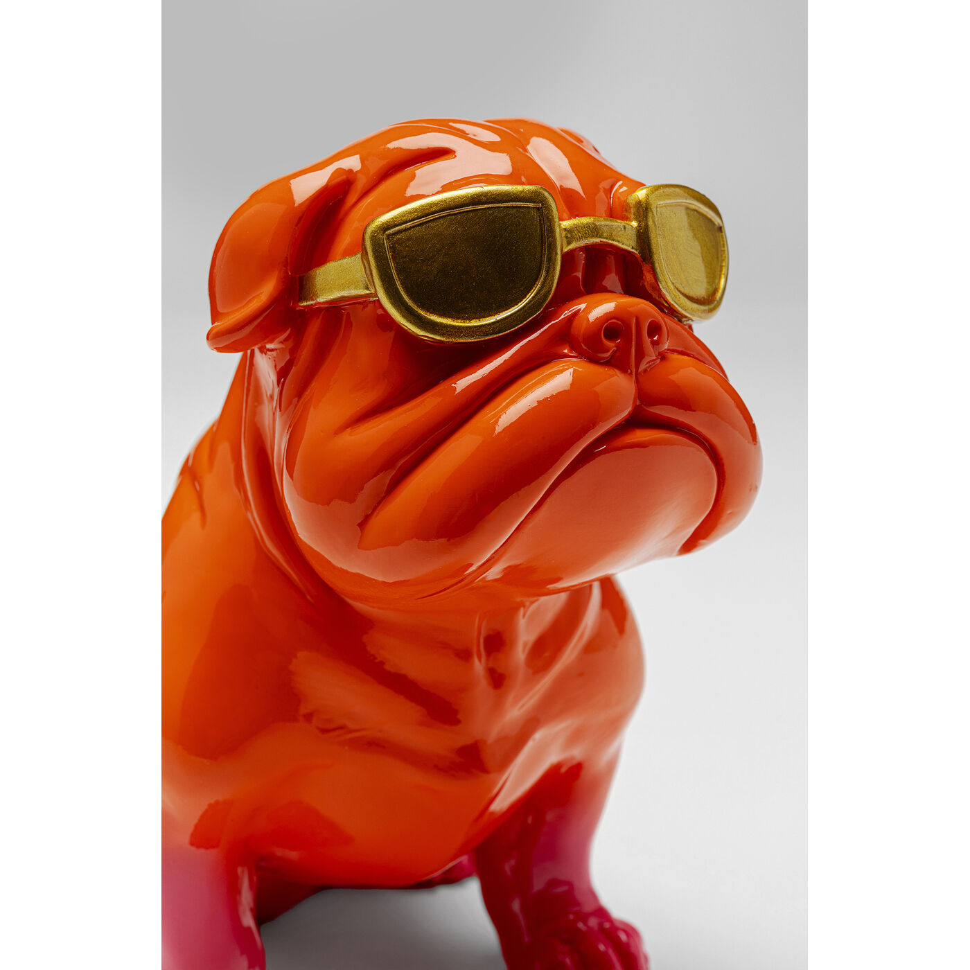 Фигура декоративная Fashion Dog Orange 17 см KARE 57056