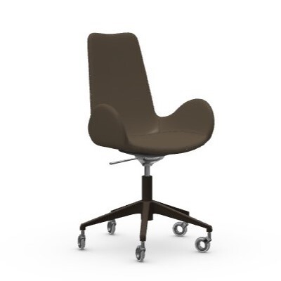 Кресло Midj DALIA DPA TS fango S1850EA+brown+fango Кресло Midj DALIA DPA TS fango S1850EA+brown+fango