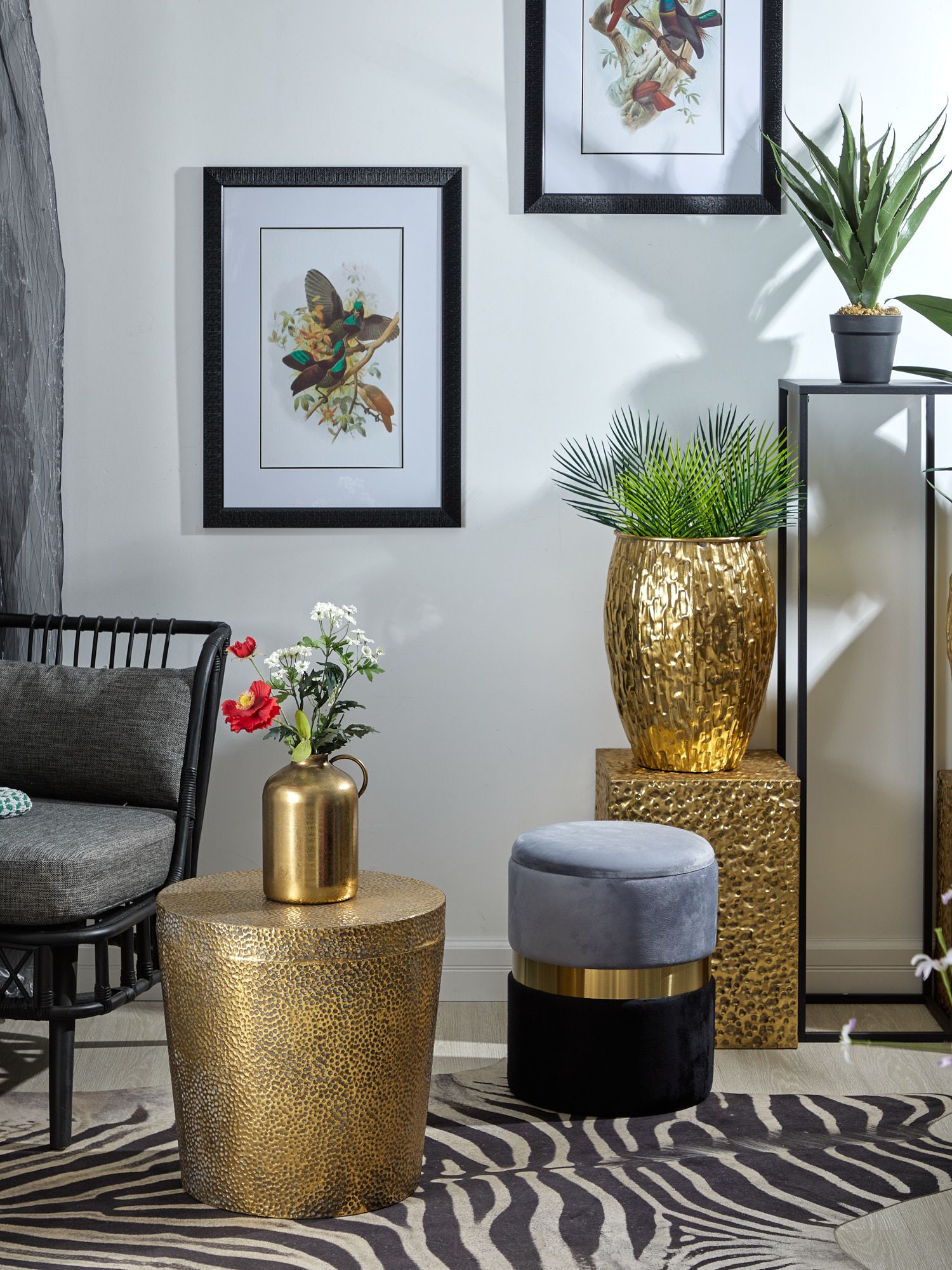 Столик интерьерный Калахари Glasar 57-295